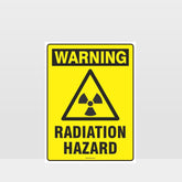 Custom Metal Sign,Warning Radiation Hazard Sign